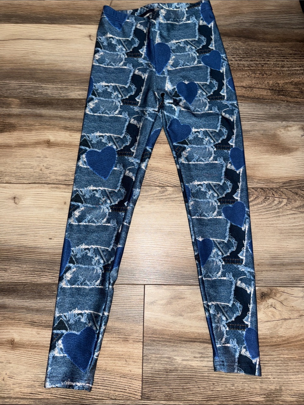 Blue Heart-Terez girls size 10/12 Jeans Leggings